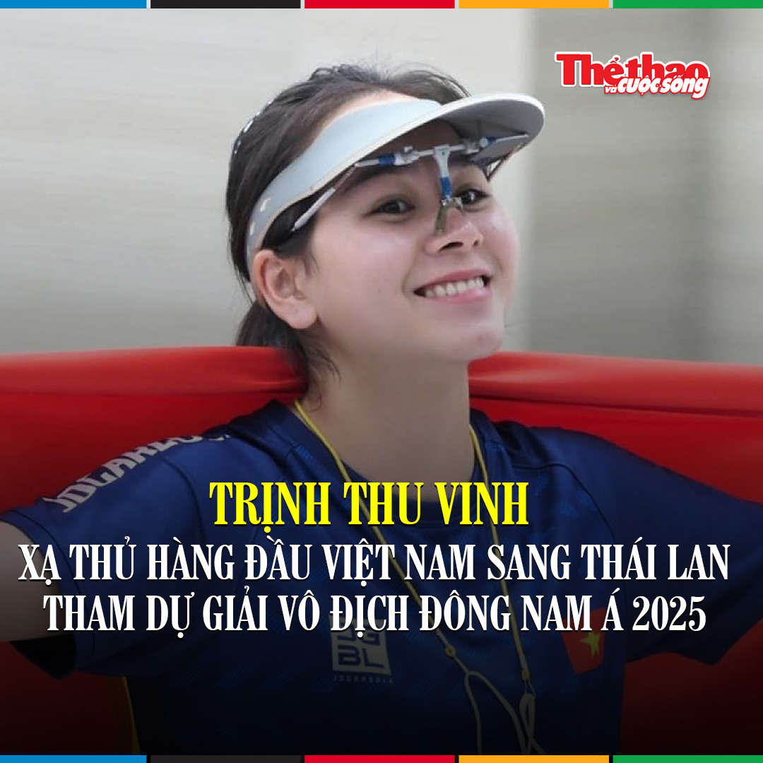 Xạ thủ Trịnh Thu Vinh tham dự 3 nội dung tại Giải vô địch Bắn súng Đông Nam Á 2025